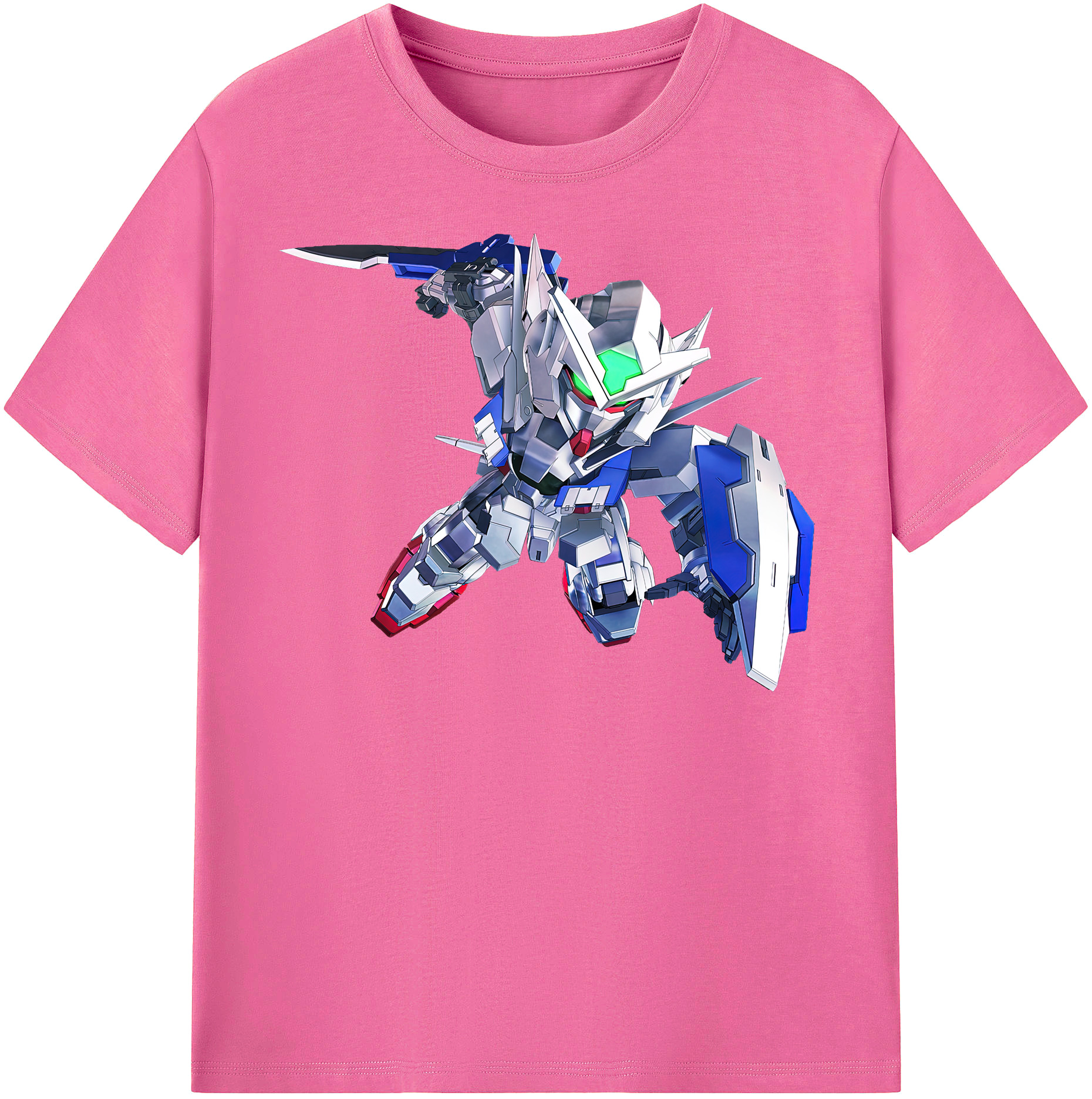 （画像用） 機動戦士ガンダム Mobile Suit Gundam レディースカジュアルプリントTシャツ（綿100％）
